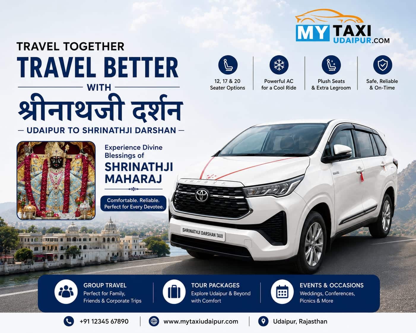 udaipur to nathdwara taxi 