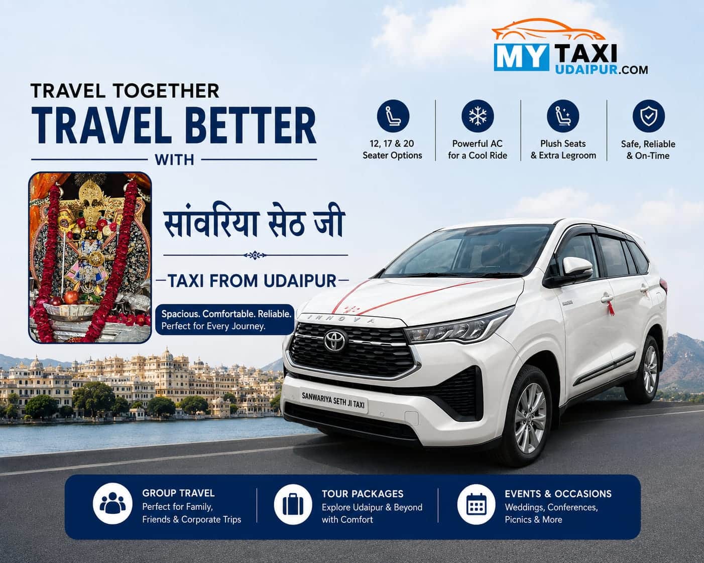 udaipur to sanwariya seth taxi